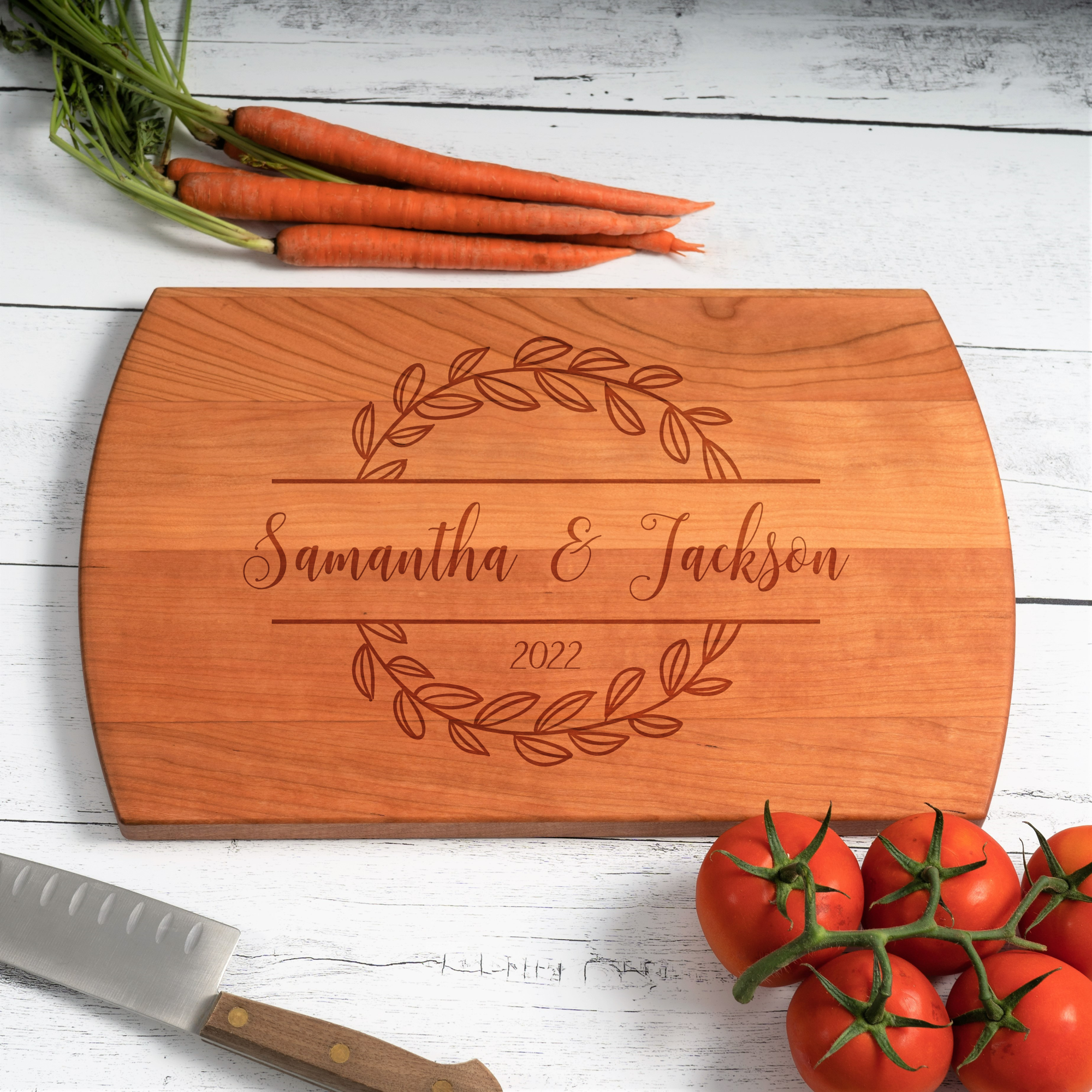 New Leaf | Personalized Engraved Cutting Board